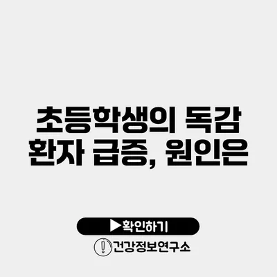 초등학생의 독감 환자 급증, 원인은?