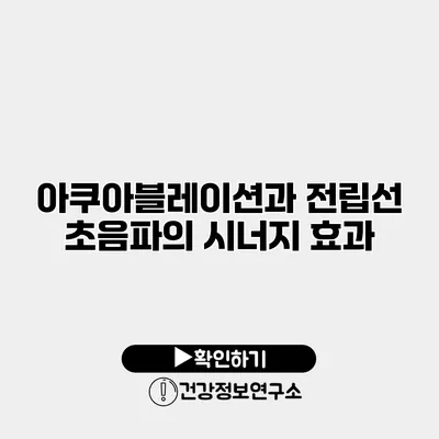 아쿠아블레이션과 전립선 초음파의 시너지 효과